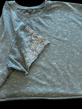 Torrid Teal Crop (size 3)